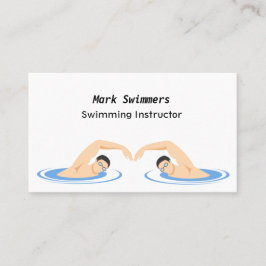 Coola Swimming Instruktör Visitkort