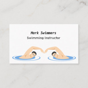 Coola Swimming Instruktör Visitkort