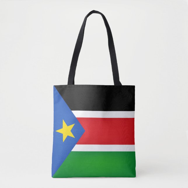 Coola Sydsudan Flagga Mode Tygkasse (Framsida)