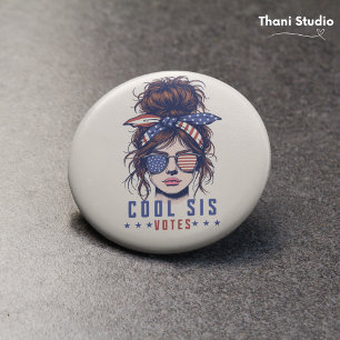 Coola Syrran Röster Vintage Messy Hair Dam Knapp