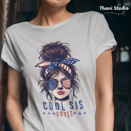 Coola Syrran Röster Vintage Messy Hair Dam T Shirt