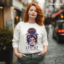 Coola Syrran Röster Vintage Messy Hair Dam T Shirt