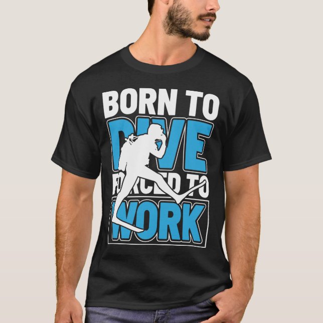 Coola T-Shirt, född till enhet T Shirt (Framsida)