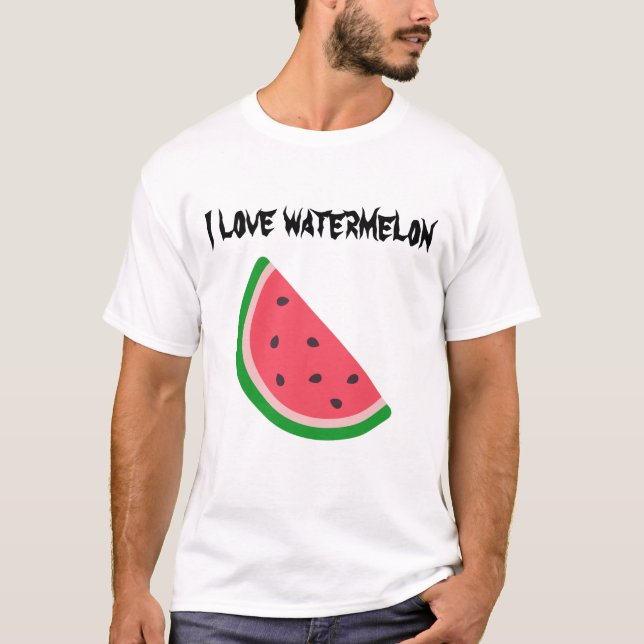 coola t-shirt för vattenmelon och sommar-älskare (Framsida)