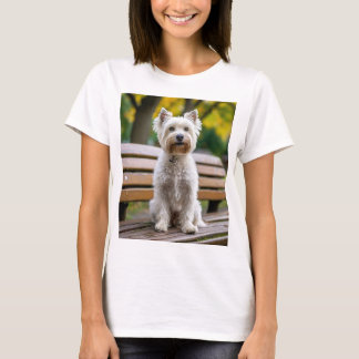 coola t-shirt med författarens hund
