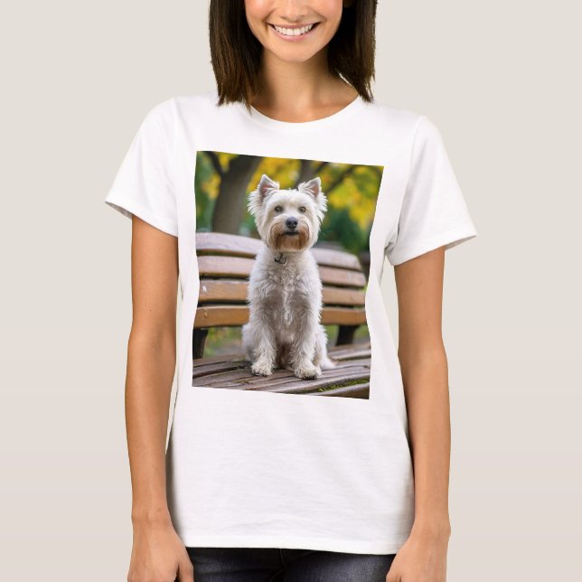 coola t-shirt med författarens hund (Framsida)