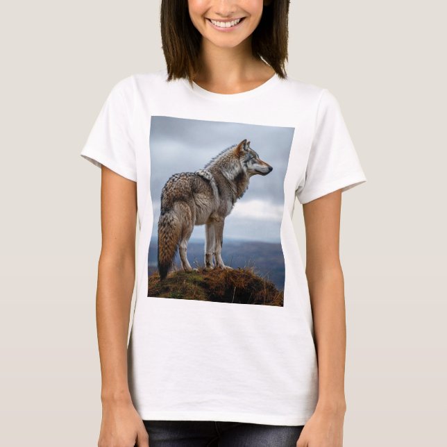 coola t-shirt med författarens varg (Framsida)