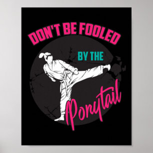 Coola Taekwondo Art for Women Girls Karate Judo Ma Poster