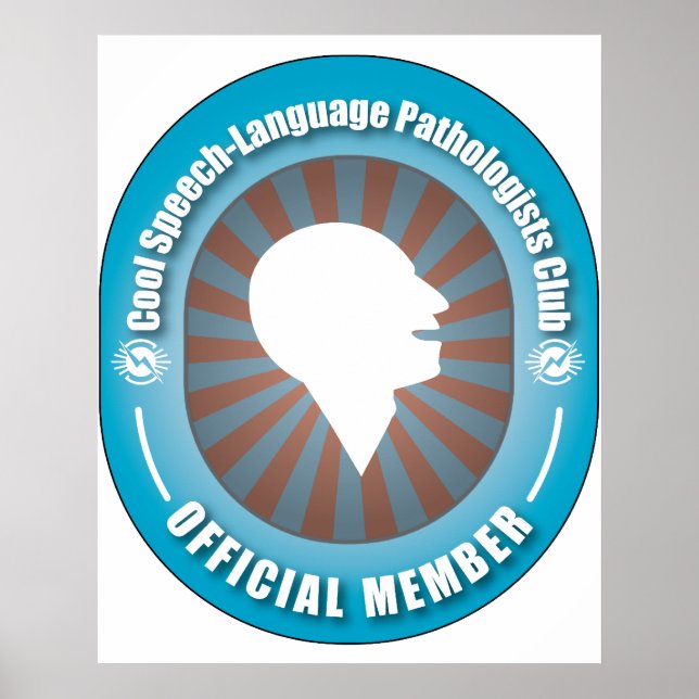 Coola Tal-språkets patologers Klubb Poster (Framsidan)