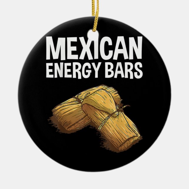 Coola Tamale För manar Women Masa Maj Flour Fiesta Julgransprydnad Keramik (Framsidan)