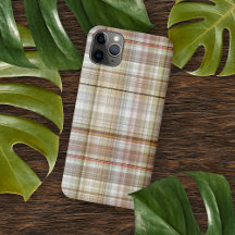 Coola Taupe Beige Mörk Brown Grått Tartan Mönster