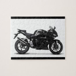 COOLA TÄVLA SPORTS BLACK MOTORCYCLE 297090 motorb Pussel