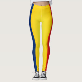Coola Tchad Flagga Mode Leggings