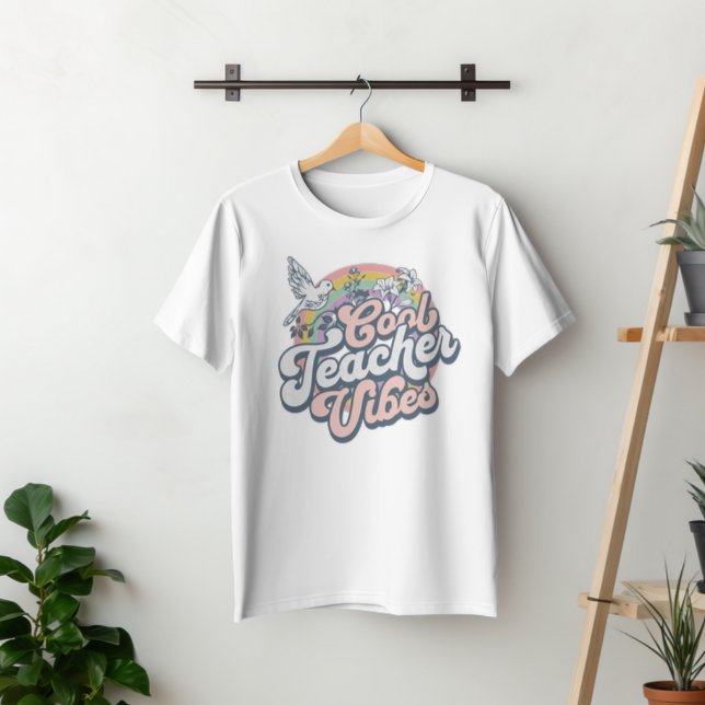 Coola Teacher Vibes T Shirt (Skapare uppladdad)
