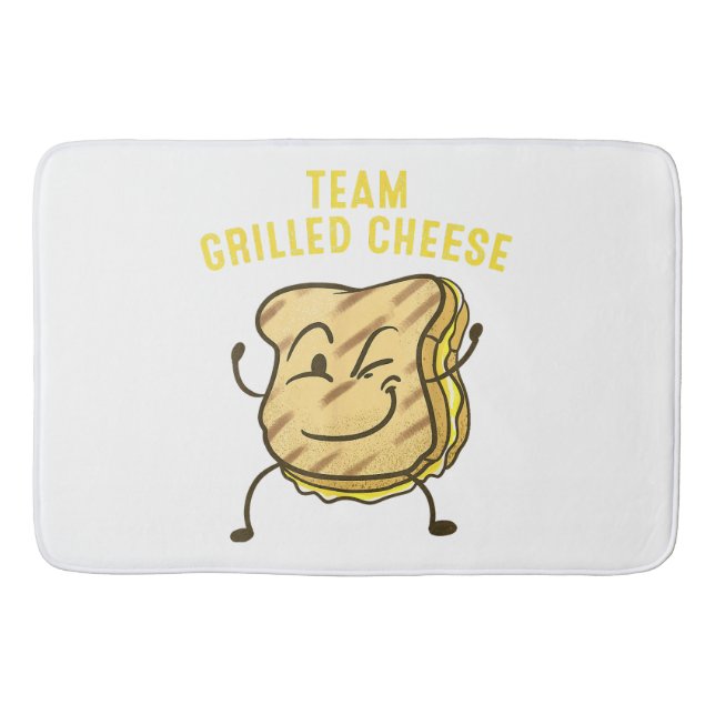 Coola Team Grilled Cheese Gift Funny Squad Tosted Badrumsmatta (Framsidan)
