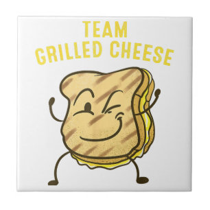 Coola Team Grilled Cheese Gift Funny Squad Tosted Kakelplatta