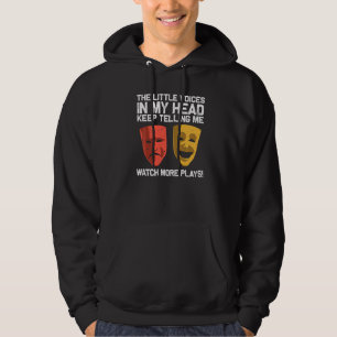 Coola teatern för män kvinnor Broadway musikalteat Hoodie