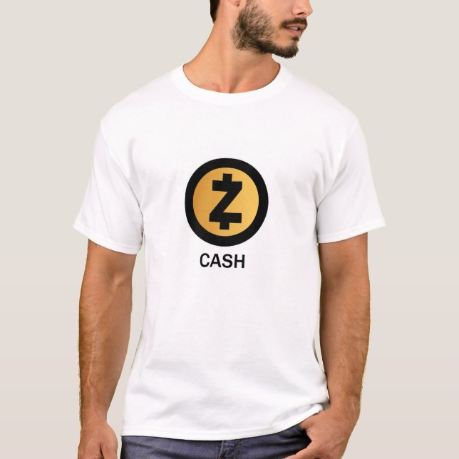 Coola-tecken för ZCash-kryptovalutamynt T Shirt (Framsida)