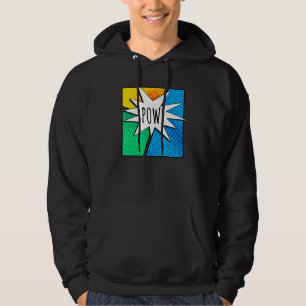 Coola Tecknad Bok Färgfylld Pow-Kortärmad Hoodie