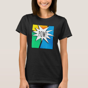 Coola Tecknad Bok Färgfylld Pow-Kortärmad T Shirt