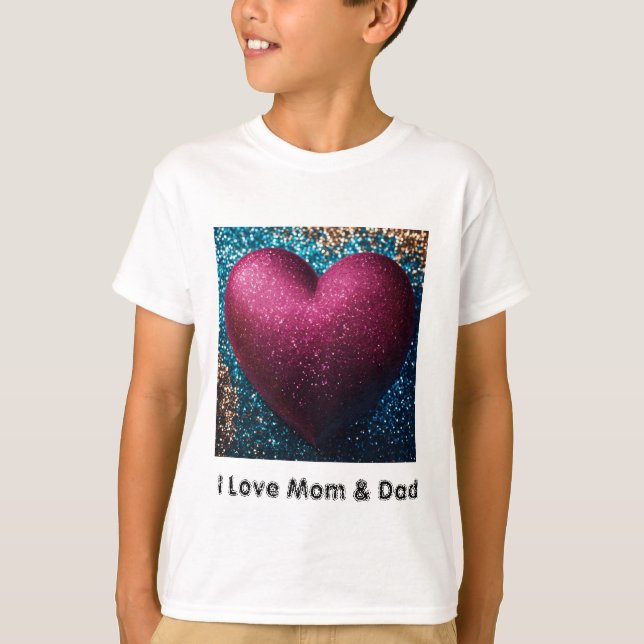 Coola Tecknad Dinosaur Kids Boy T Shirt (Framsida)