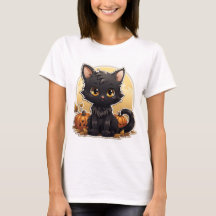 Coola Tecknad Halloween Cat