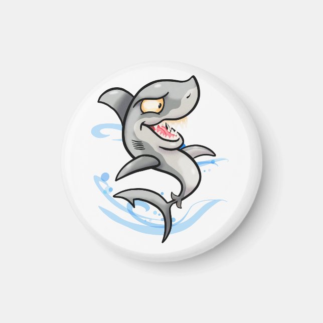 Coola Tecknad Shark Magnet (Framsidan)