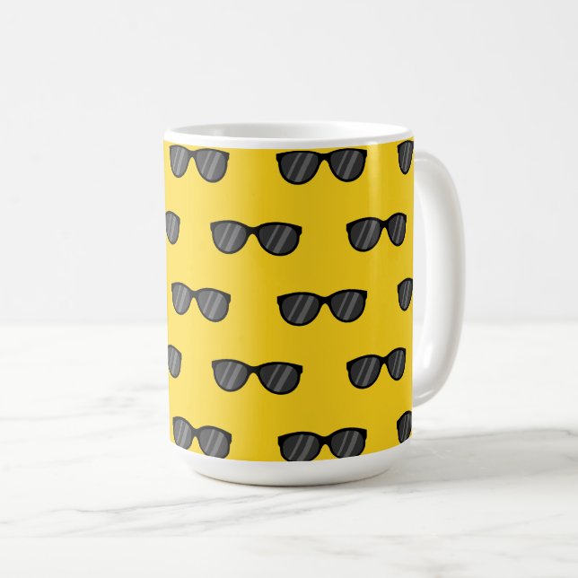 Coola Tecknad Solglasögon Kaffemugg (Framsida höger)