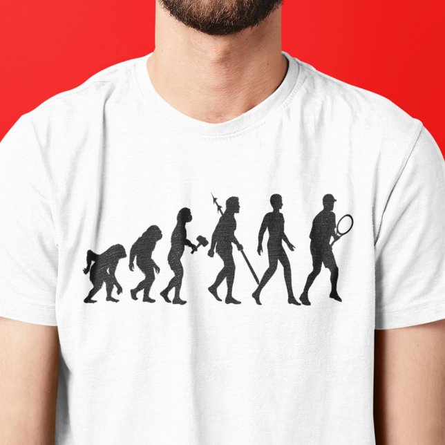 Coola Tennis evolution, vuxen T-Shirt (Skapare uppladdad)