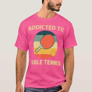 Coola Tennis För manar Women Boll Paddle Ping P T Shirt