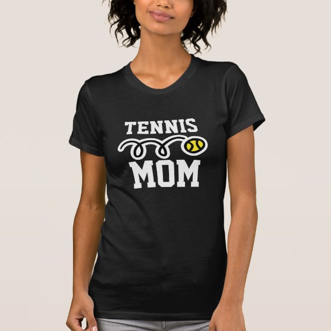 Coola tennis mamma t-shirt för kvinnor (Framsida)