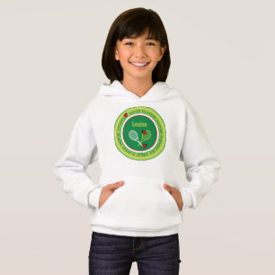 Coola tennis-slogan med eget namn t shirt