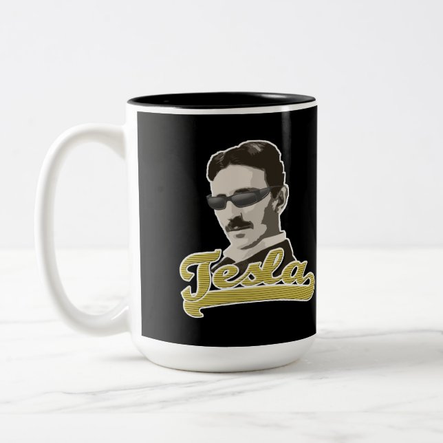 Coola Tesla med Shades Mugg (Vänster)