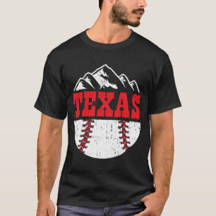 Coola Texas Softball Baseball Team Sports Älskare T Shirt