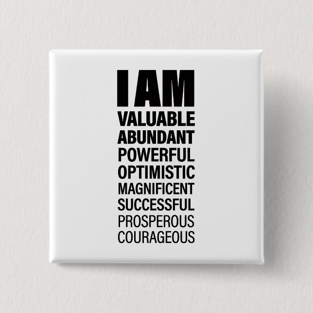 Coola Text Graphic Success Affirmation Ord TextArt Knapp (Framsida)