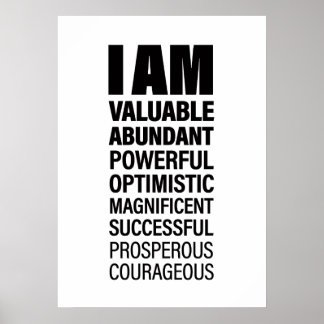 Coola Text Graphic Success Affirmation Ord TextArt Poster