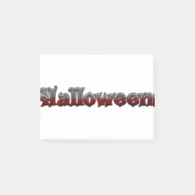 Coola Text - Halloween Post-it Block (Framsida)