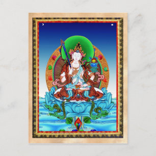 Coola thangka Akasagarbha Bodhisattva Mahasattva Vykort