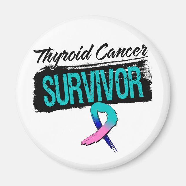 Coola Thyroid Cancer Survivor Magnet (Framsidan)