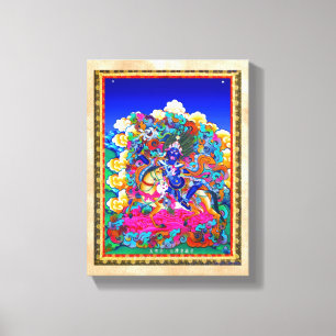 Coola tibetan thangka tatuering Palden Lhamo Canvastryck