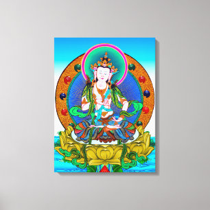Coola tibetan thangka Vajrasattva tatto mandala Canvastryck