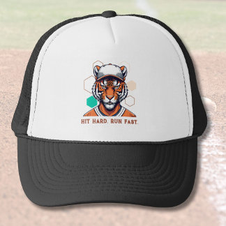 Coola Tiger Gift for Baseball Players Älskare Coac Keps
