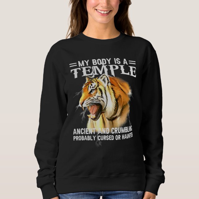 Coola Tiger min kropp är en Temple Ancient och Cru T Shirt (Framsida)
