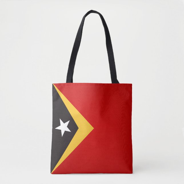 Coola Timor Leste Flagga Mode Tygkasse (Framsida)