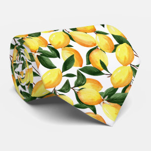 coola tippad citronfrukt mönster slips