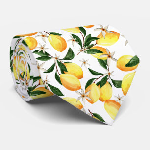 coola tippad citronfrukt mönster slips