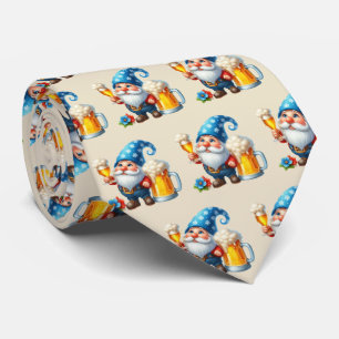 Coola tippad ölgnome mönster slips