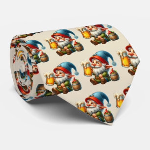 Coola tippad ölgnome mönster slips