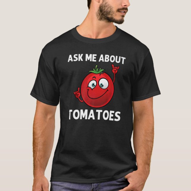 Coola Tomato För manar Women  Farming Vegan T Shirt (Framsida)