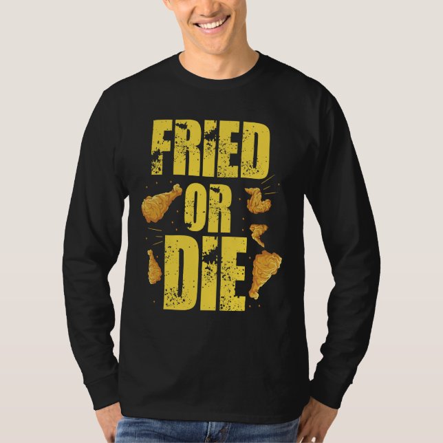 Coola, torkad eller torkad kyckling t shirt (Framsida)